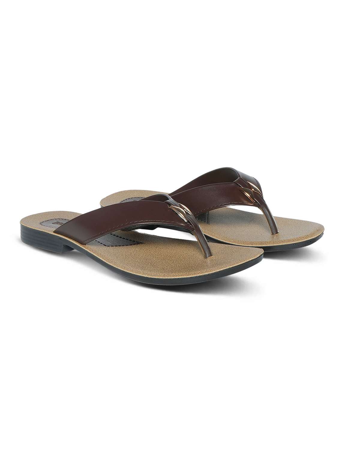 women solid toe separator flat sandal - 22543113 -  Standard Image - 1