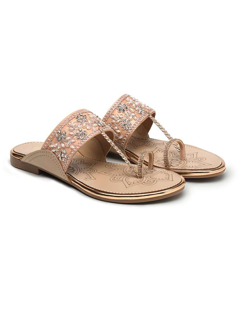 women embellished one toe sandal - 22543124 -  Standard Image - 1