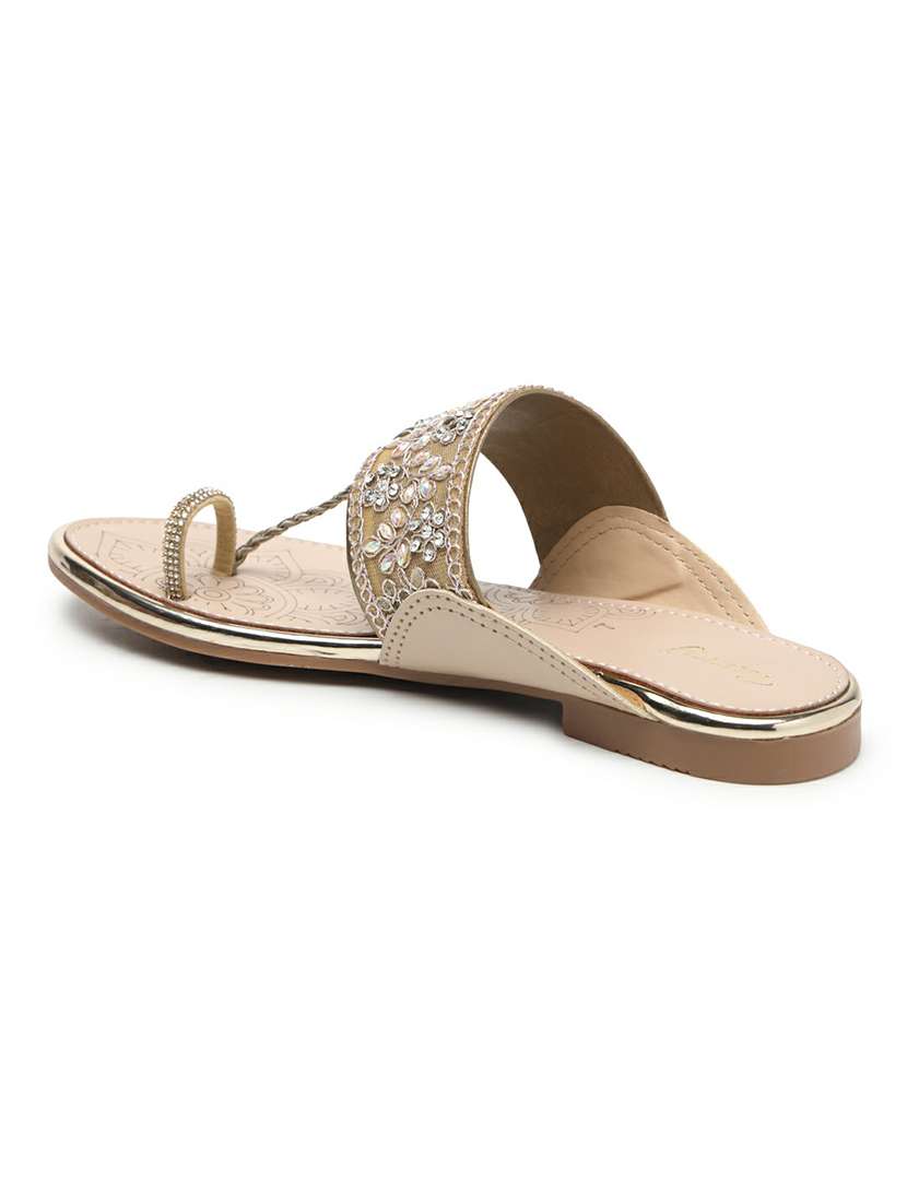 women embellished one toe sandal - 22543125 -  Standard Image - 4