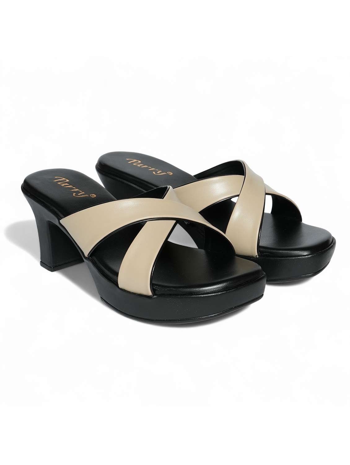 womenwhite slip on sandal - 22543146 -  Standard Image - 1