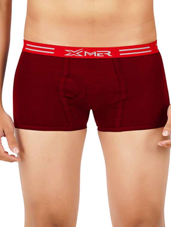 men pack of 5 solid trunk briefs - 22543254 -  Standard Image - 1