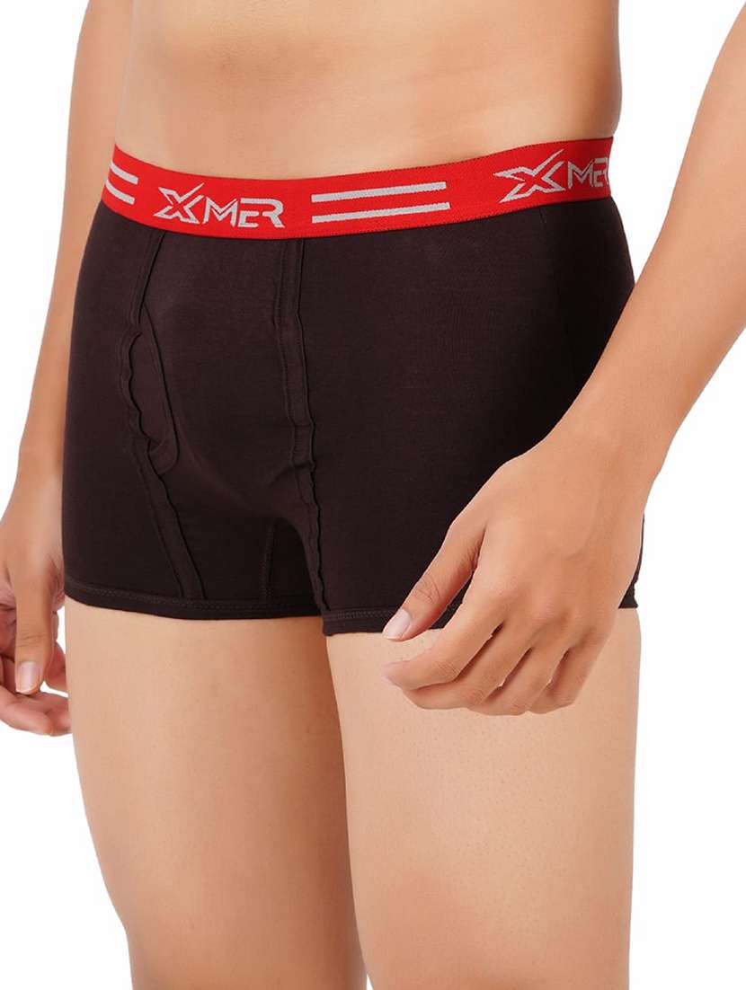 men pack of 5 solid trunk briefs - 22543254 -  Standard Image - 4