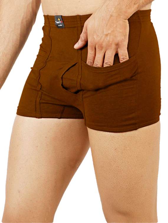 men pack of 5 solid trunk briefs - 22543259 -  Standard Image - 1