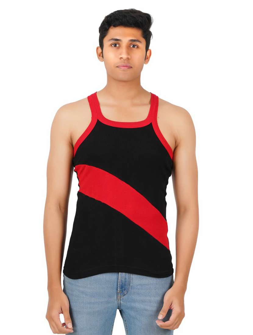 men pack of 2 color block sleeveless vest - 22543377 -  Standard Image - 1