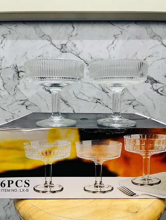 Sweezy Crystal Ice Cream Bowl Set Of 6 (180ml) - 22543743 -  Standard Image - 4