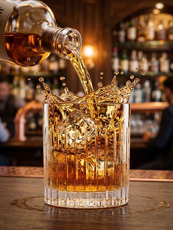 Pack Of 2 Clear Glass Whiskey Glasses - 22543816 -  Standard Image - 1