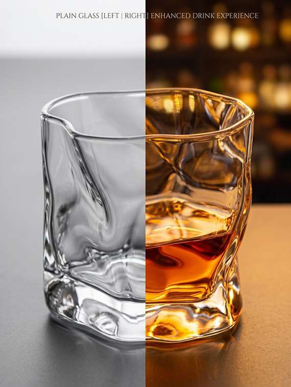 Neutral Glass Whiskey Glasses Set - Dishwasher Safe - 22543817 -  Standard Image - 1