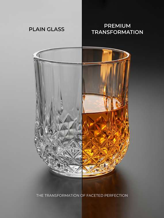 pack of 2 clear glass whiskey glasses - 22543818 -  Standard Image - 4