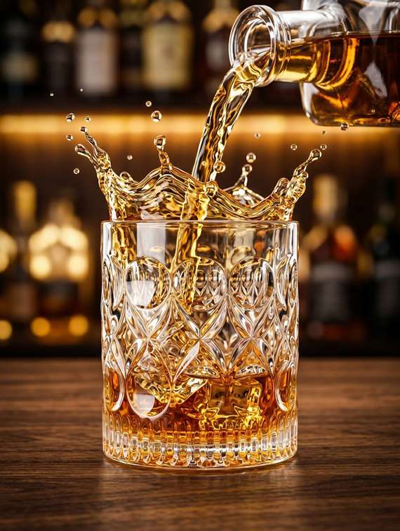 Whiskey Glasses Set Of 2 Dishwasher Safe Glass - 22543819 -  Standard Image - 1