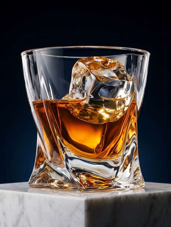 pack of 2 clear glass whiskey glasses dishwasher safe