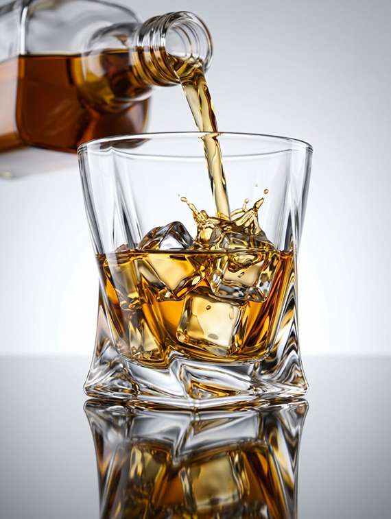 pack of 2 clear glass whiskey glasses dishwasher safe - 22543820 -  Standard Image - 1