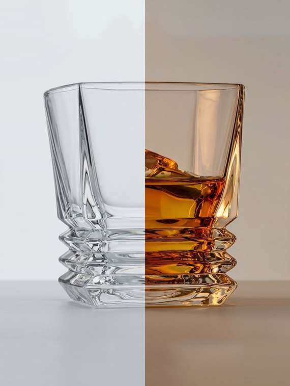 whiskey glasses set of 2 clear glass dishwasher safe - 22543824 -  Standard Image - 1