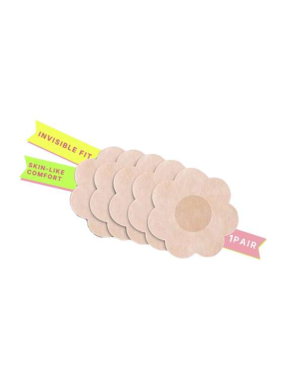  solid pack of 5 silicone beige nipple covers - 22543949 -  Standard Image - 1