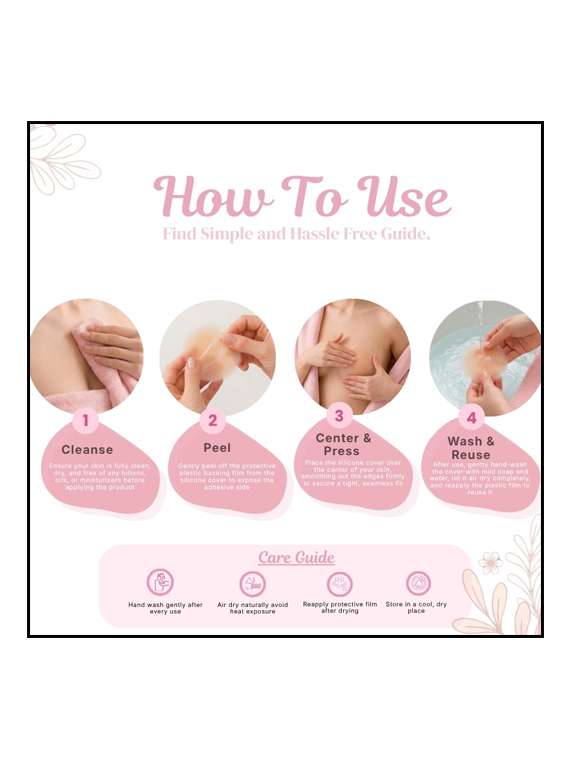  solid pack of 5 silicone beige nipple covers - 22543949 -  Standard Image - 4