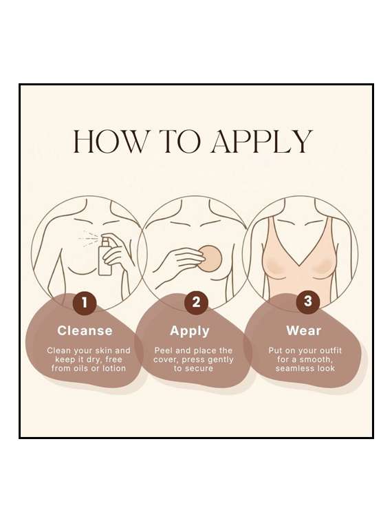 silicone beige nipple covers  - 22543950 -  Standard Image - 4