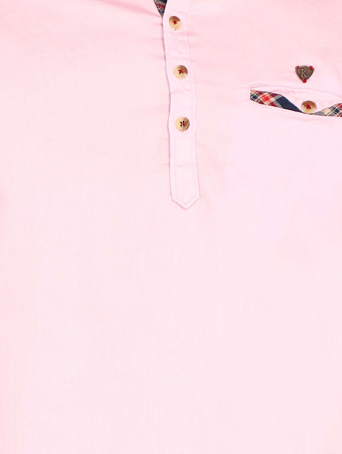 men solid mandarin neck short kurta - 22543965 -  Standard Image - 4