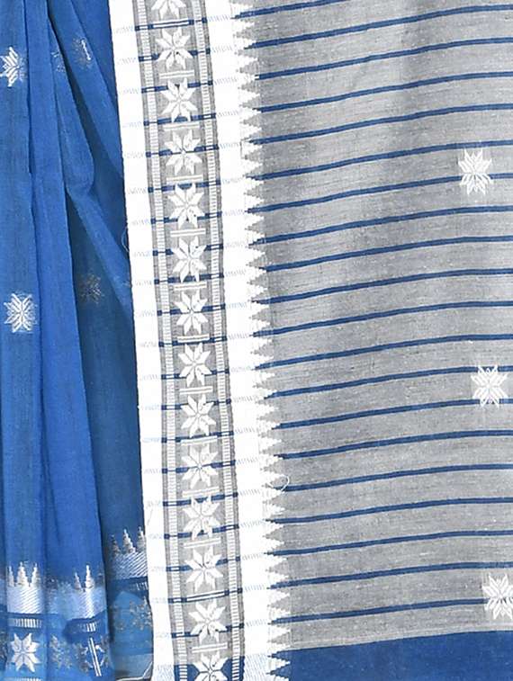 women self design handloom saree with blouse - 22543972 -  Standard Image - 1