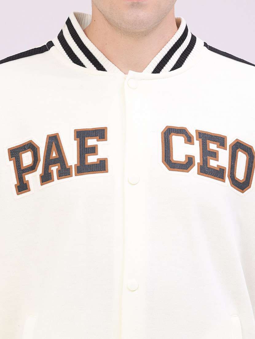 Men Printed Long Sleeves Varsity Jacket - 22544029 -  Standard Image - 1