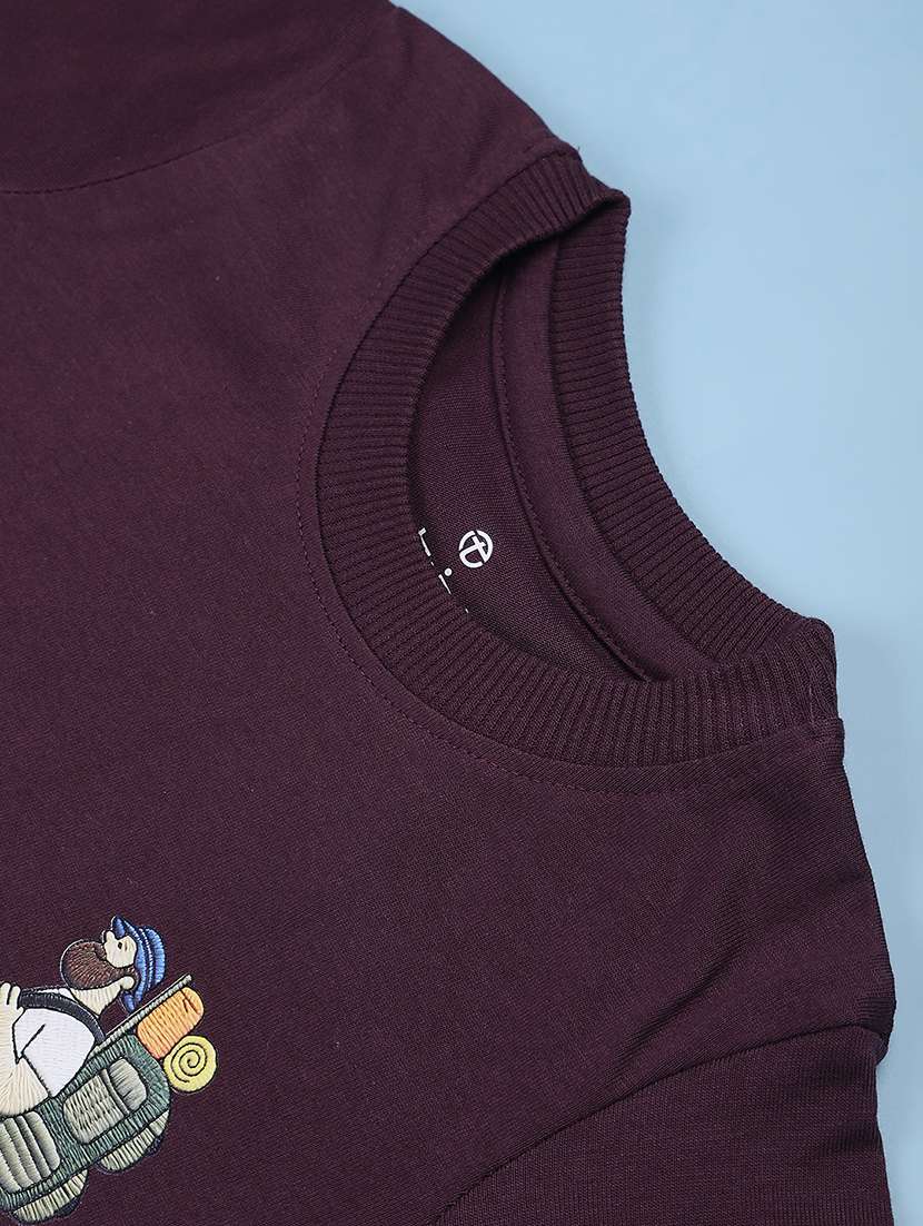 Boys Embroidered Short Sleeves Regular Fit T-shirt - 22547052 -  Standard Image - 4