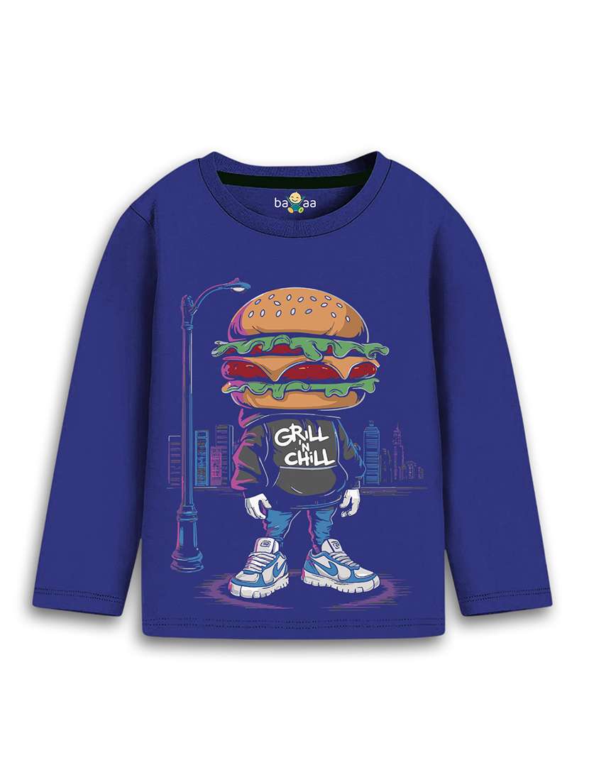 boys printed long sleeve t-shirt - 22547701 -  Standard Image - 1