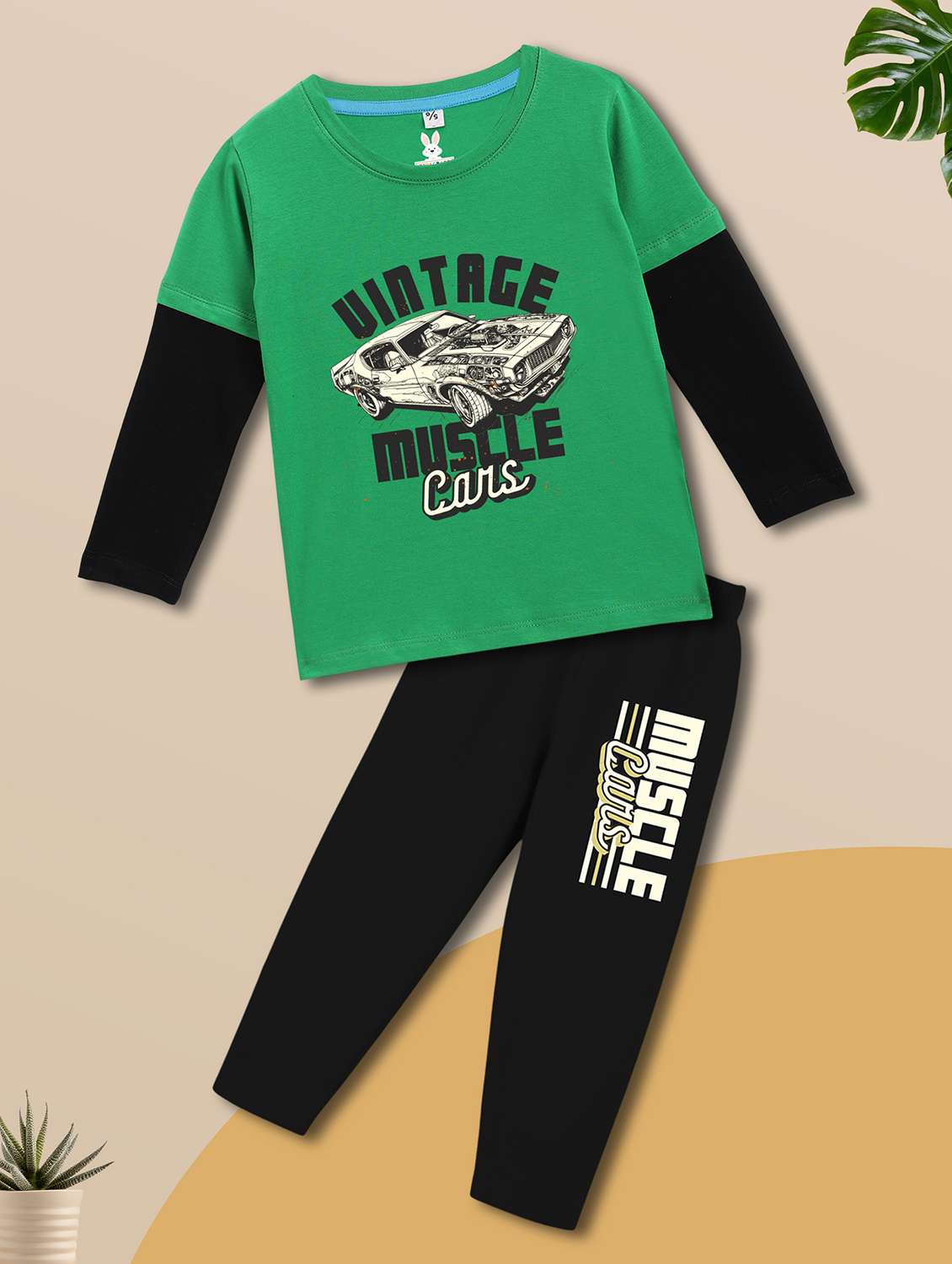 boys pack of 2 printed long sleeves nightwear set - 22547733 -  Standard Image - 1
