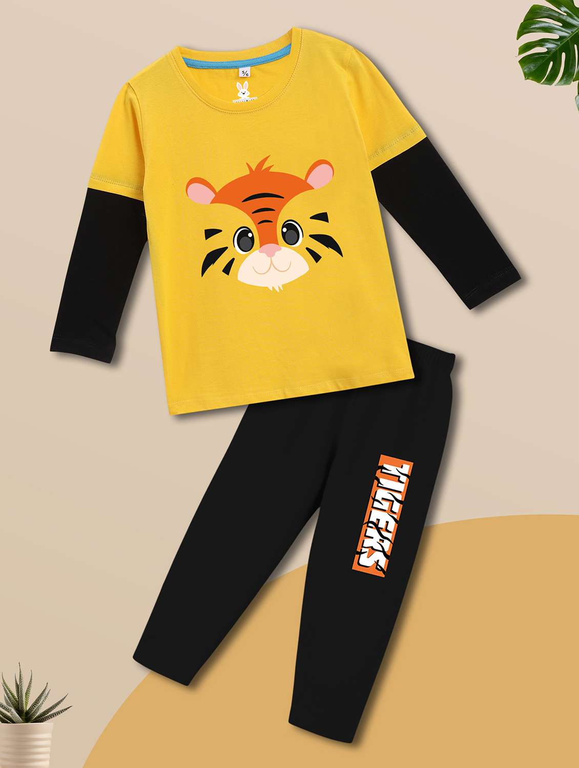Boys Pack Of 2 Printed Long Sleeves Nightwear Set - 22547737 -  Standard Image - 1