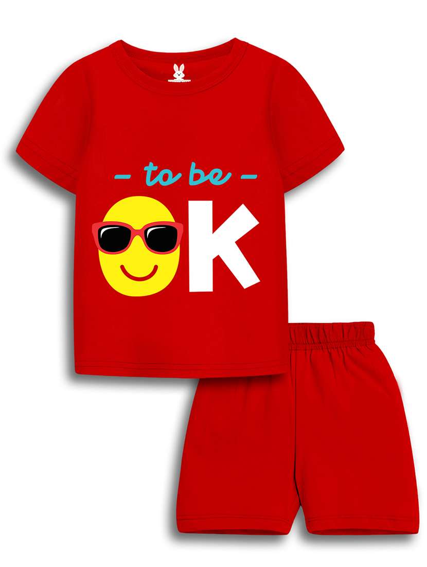 boys printed short sleeve t-shirt & shorts set - 22547761 -  Standard Image - 1