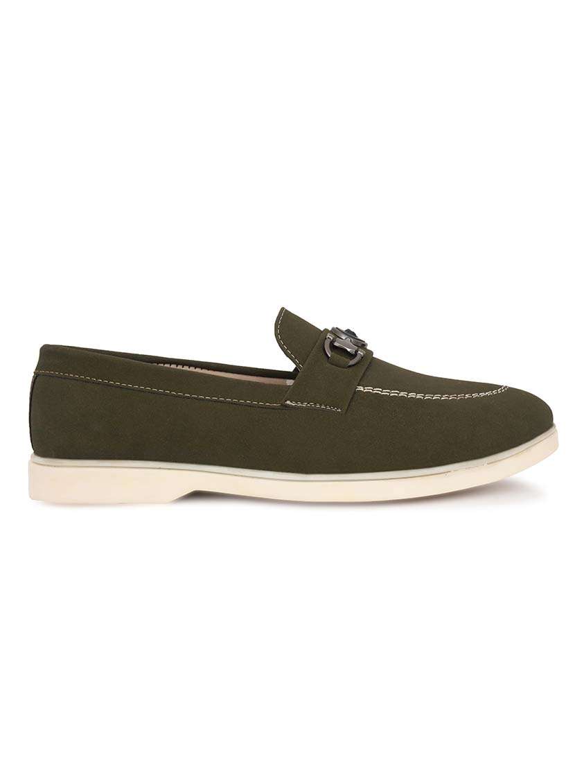 men solid slip on horsebit loafer - 22547915 -  Standard Image - 4
