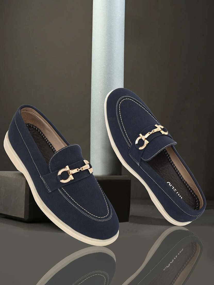 men solid slip on horsebit loafer - 22547916 -  Standard Image - 1