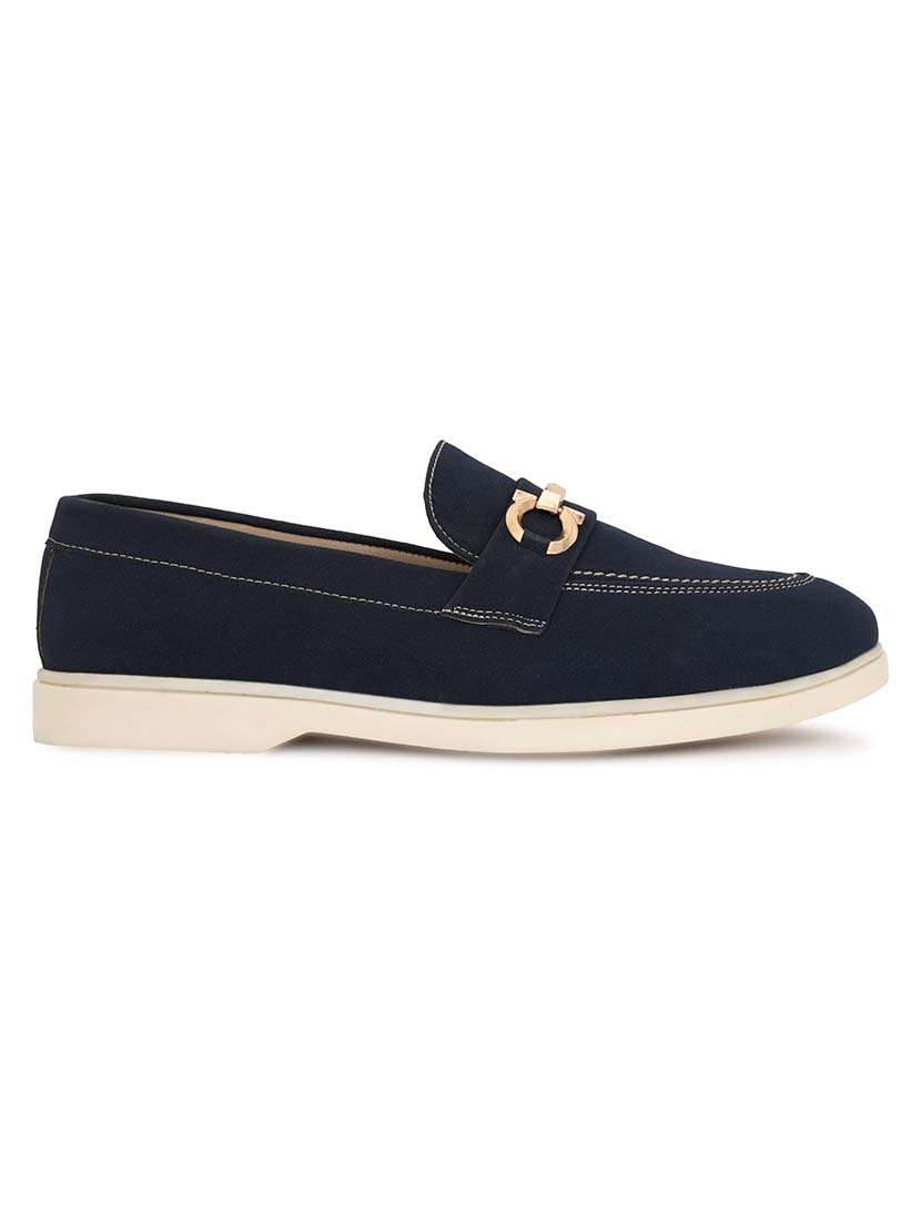 men solid slip on horsebit loafer - 22547916 -  Standard Image - 4