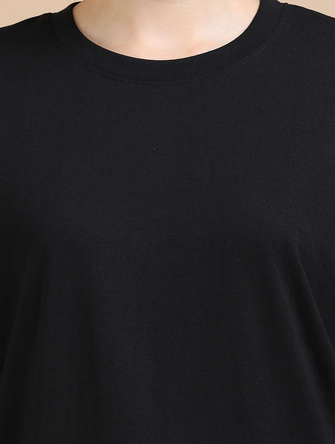 women solid short sleeves oversized t-shirt - 22547934 -  Standard Image - 1