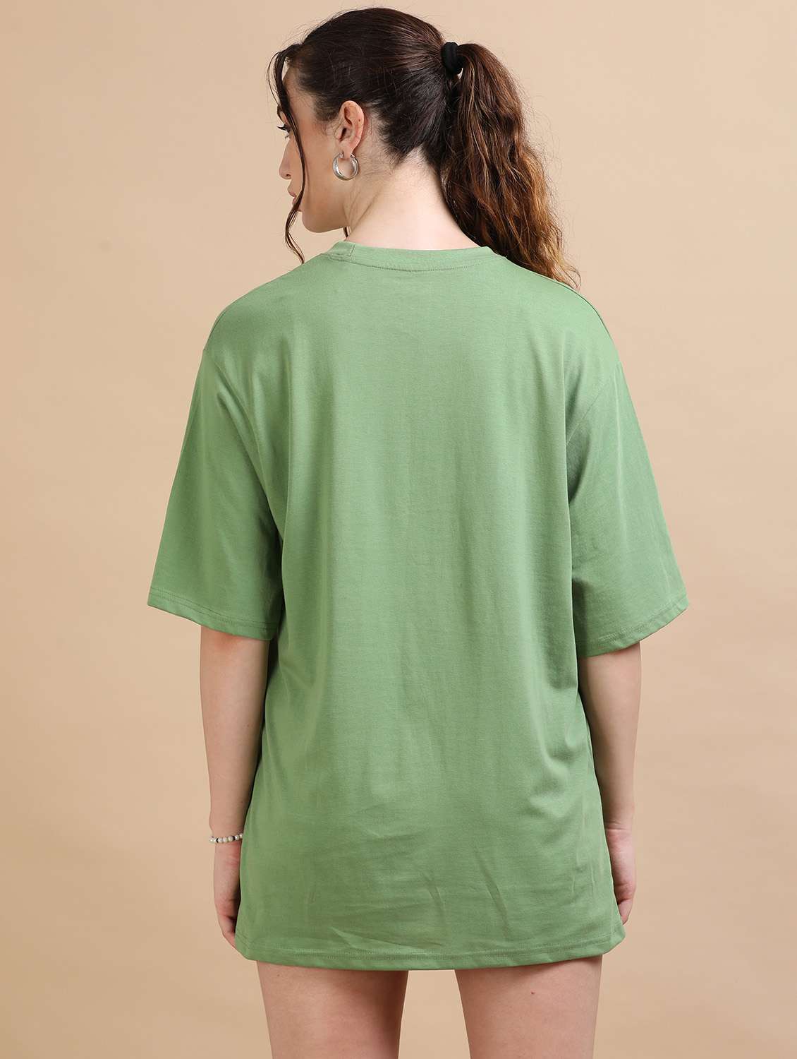 women printed short sleeves oversized t-shirt - 22547939 -  Standard Image - 4