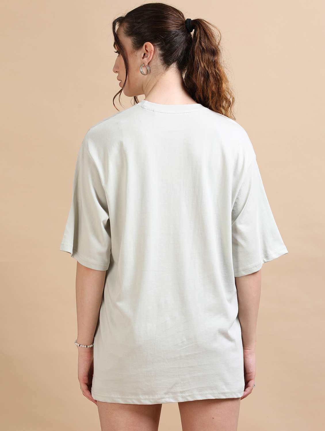 women printed short sleeves oversized t-shirt - 22547940 -  Standard Image - 4