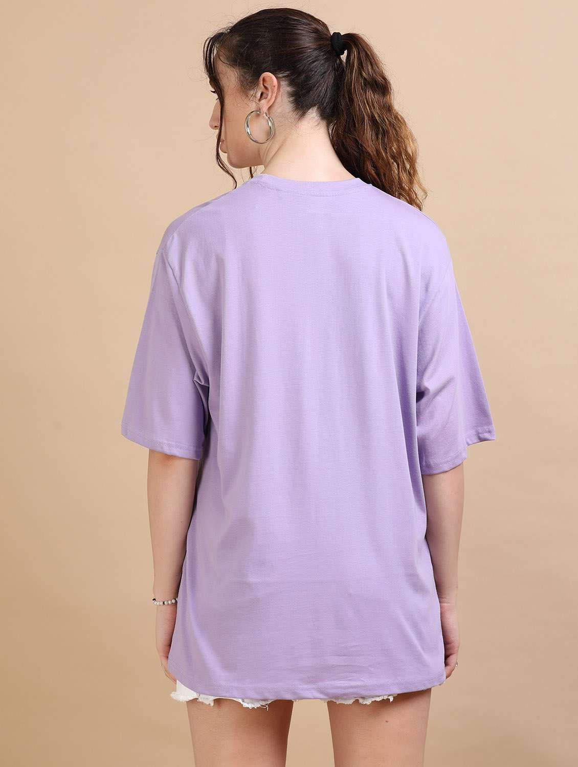 women printed short sleeves oversized t-shirt - 22547941 -  Standard Image - 4