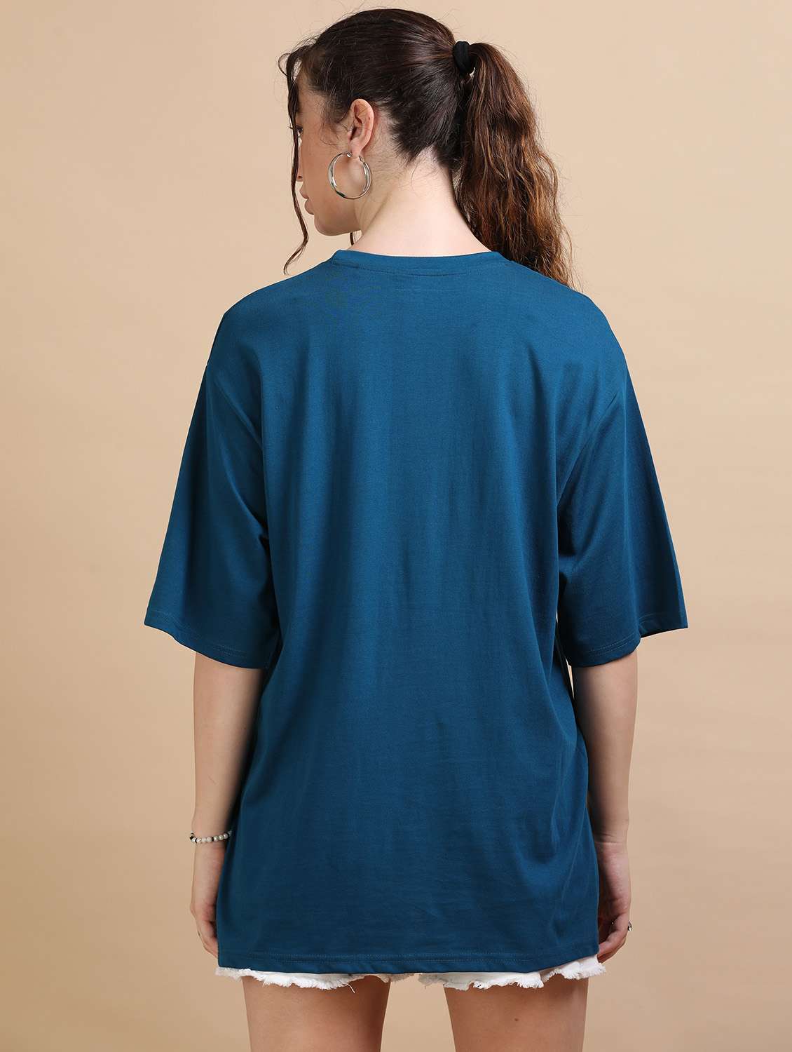 Women Printed Short Sleeves Oversized T-shirt - 22547944 -  Standard Image - 4