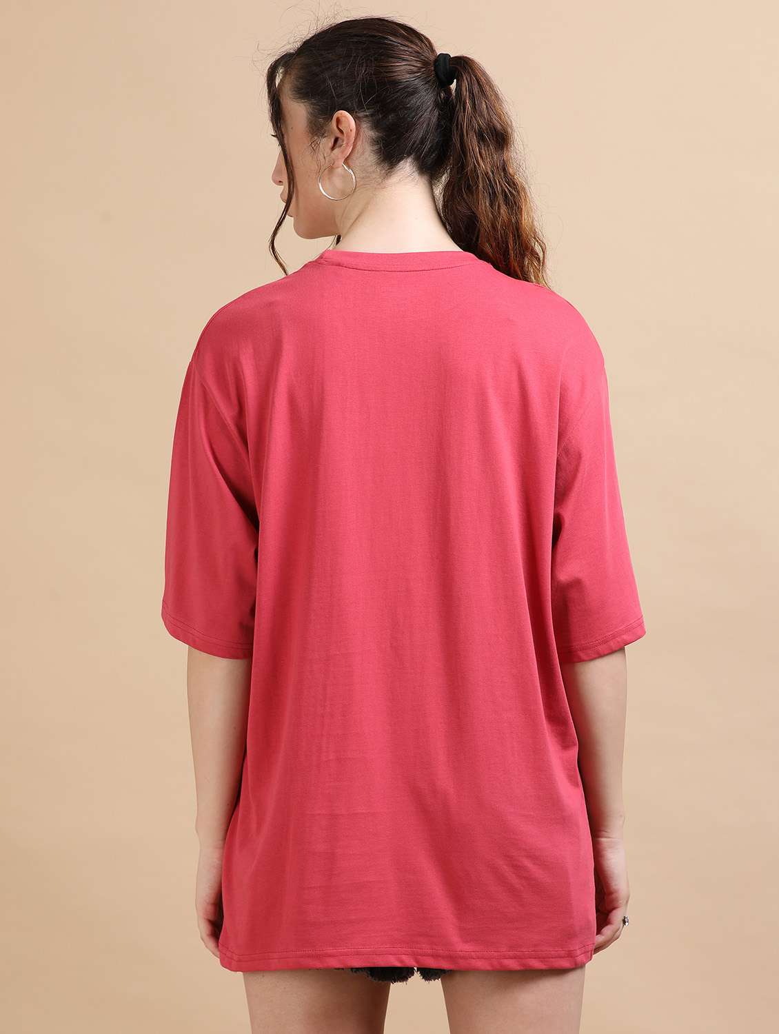 Women Printed Short Sleeves Oversized T-shirt - 22547945 -  Standard Image - 4