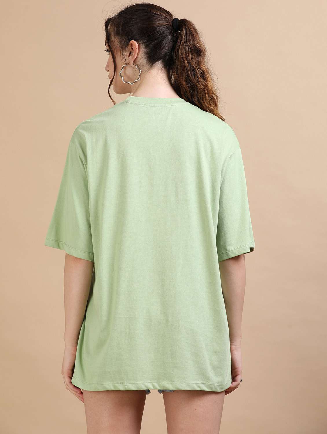 women printed short sleeves oversized t-shirt - 22547969 -  Standard Image - 4