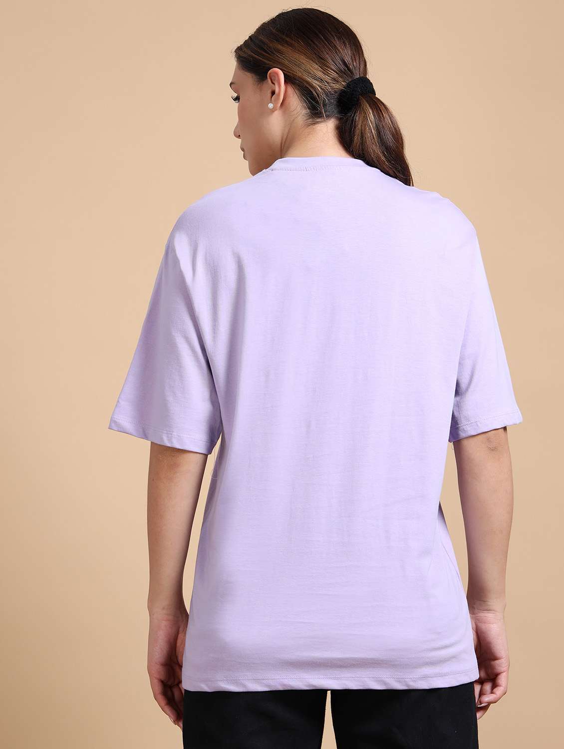 women printed short sleeves oversized t-shirt - 22547971 -  Standard Image - 4