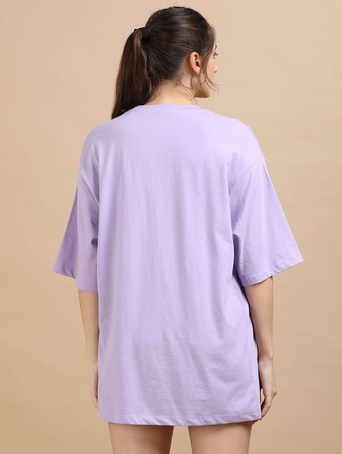 Women Printed Short Sleeves Oversized T-shirt - 22547973 -  Standard Image - 4