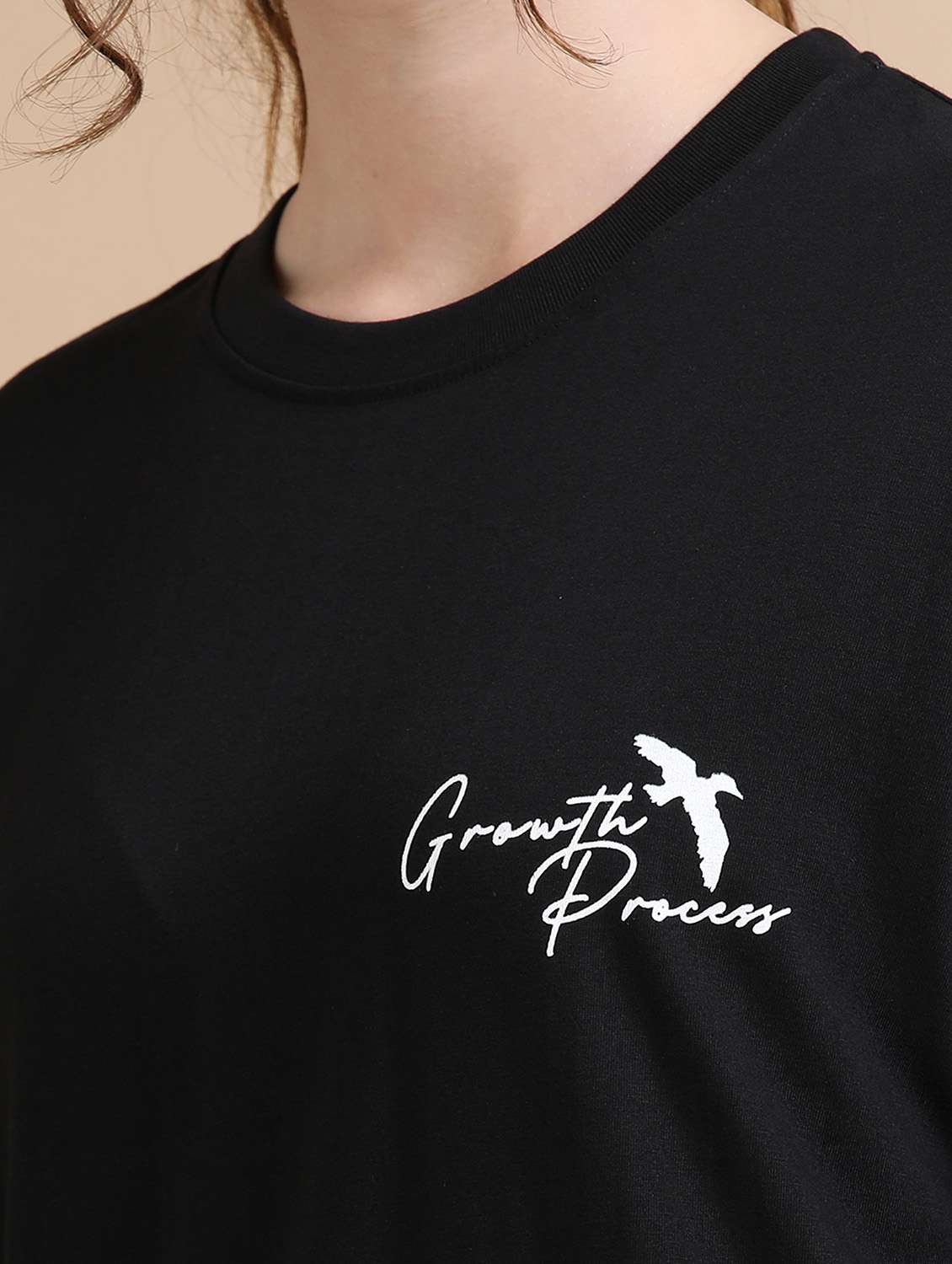 women printed short sleeves oversized t-shirt - 22547984 -  Standard Image - 1