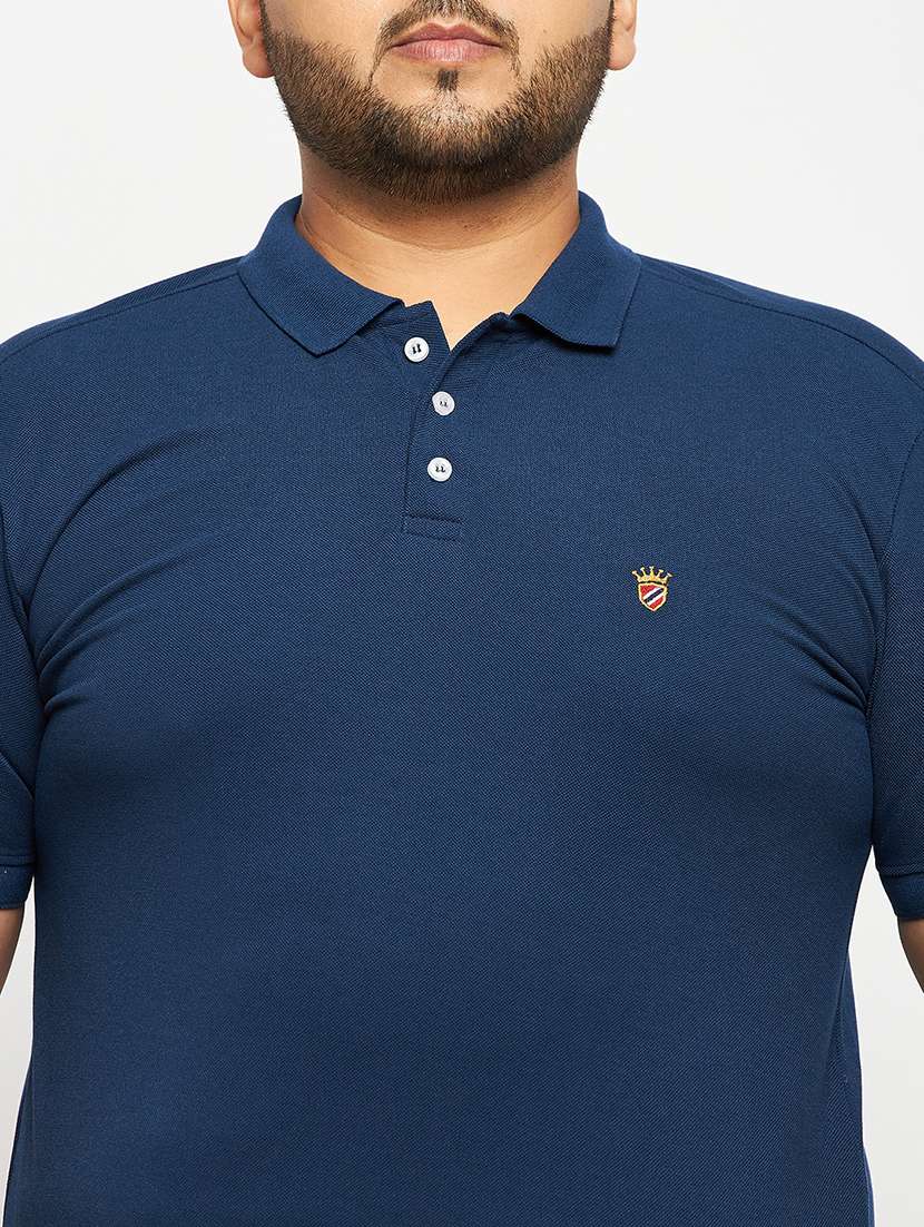 men solid short sleeve regular fit polo t-shirt - 22548035 -  Standard Image - 1