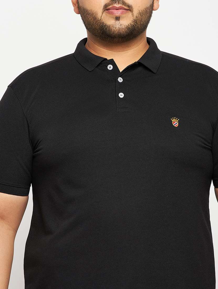 men solid short sleeve regular fit polo t-shirt - 22548037 -  Standard Image - 1