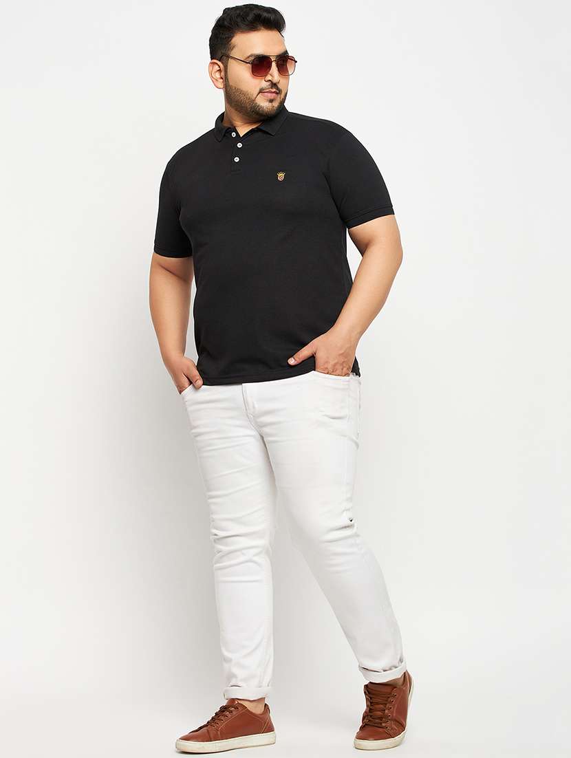 men solid short sleeve regular fit polo t-shirt - 22548037 -  Standard Image - 4