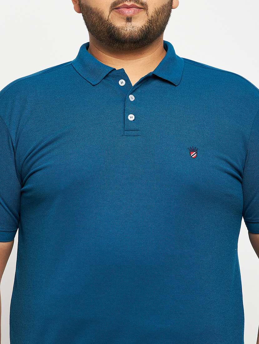 men solid short sleeve regular fit polo t-shirt - 22548042 -  Standard Image - 1