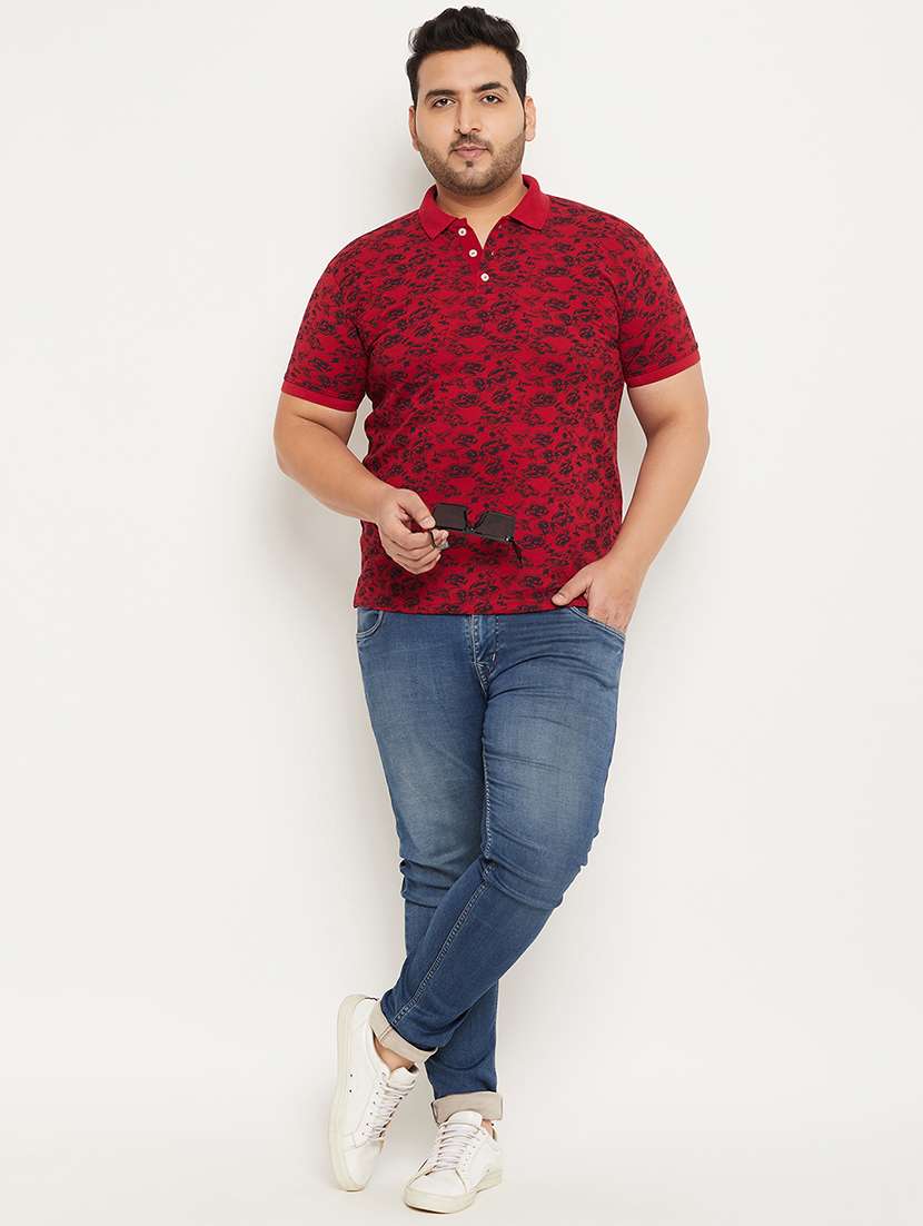 men printed short sleeve regular fit polo t-shirt - 22548046 -  Standard Image - 4