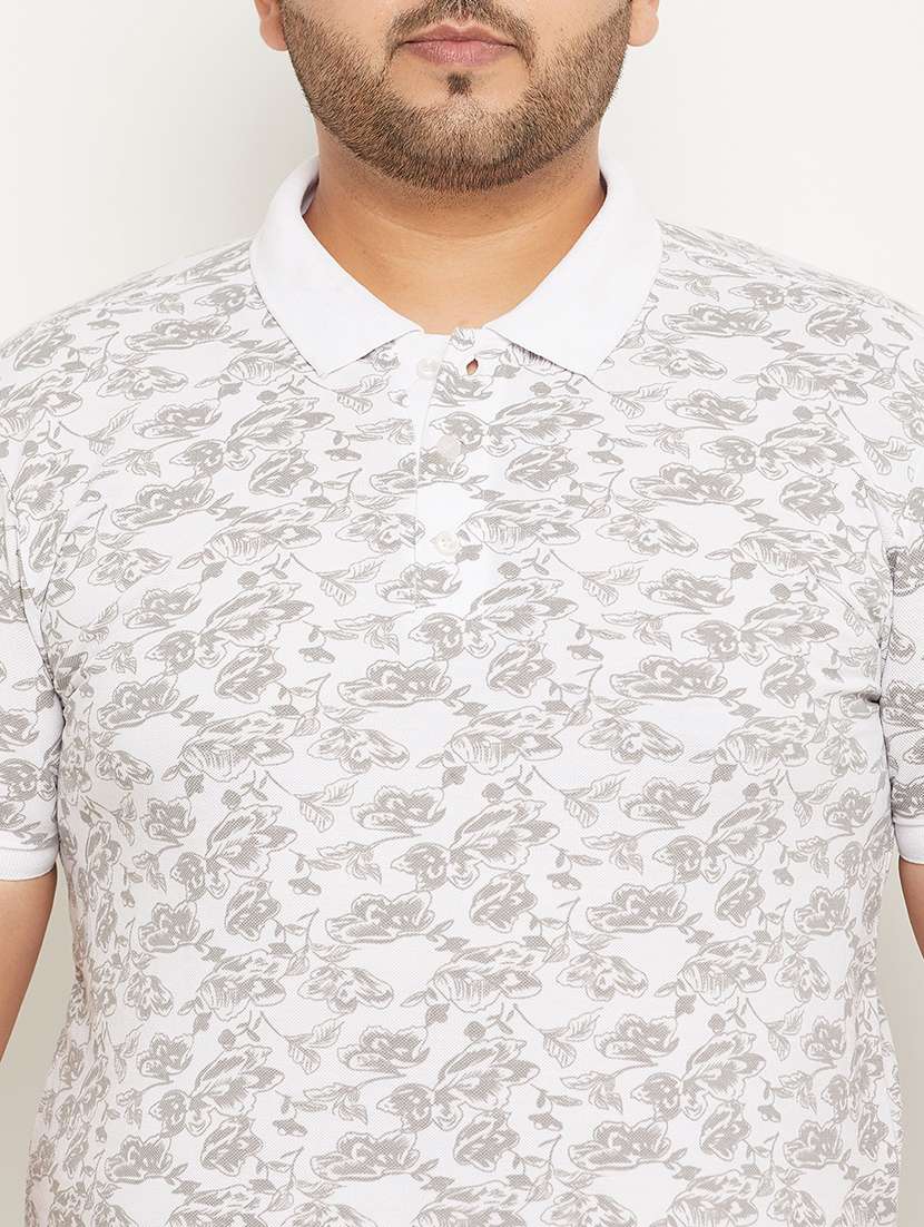 men printed short sleeve regular fit polo t-shirt - 22548049 -  Standard Image - 1