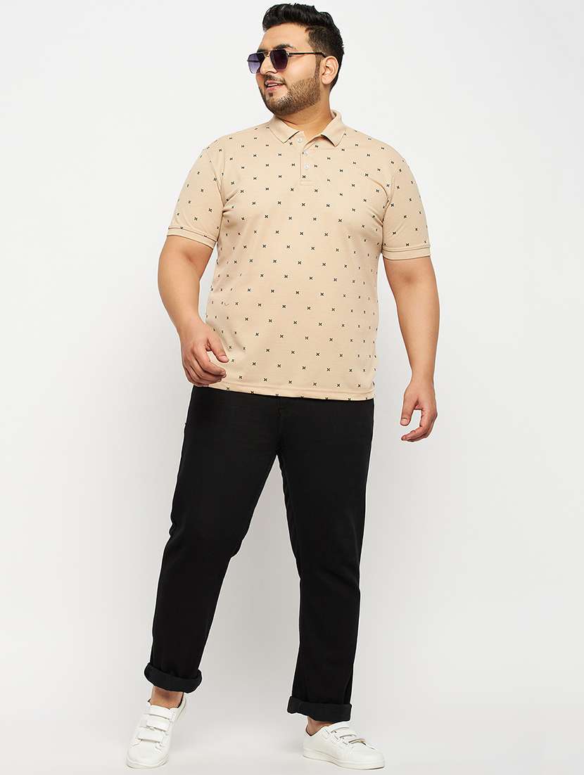 men printed short sleeve regular fit polo t-shirt - 22548051 -  Standard Image - 4