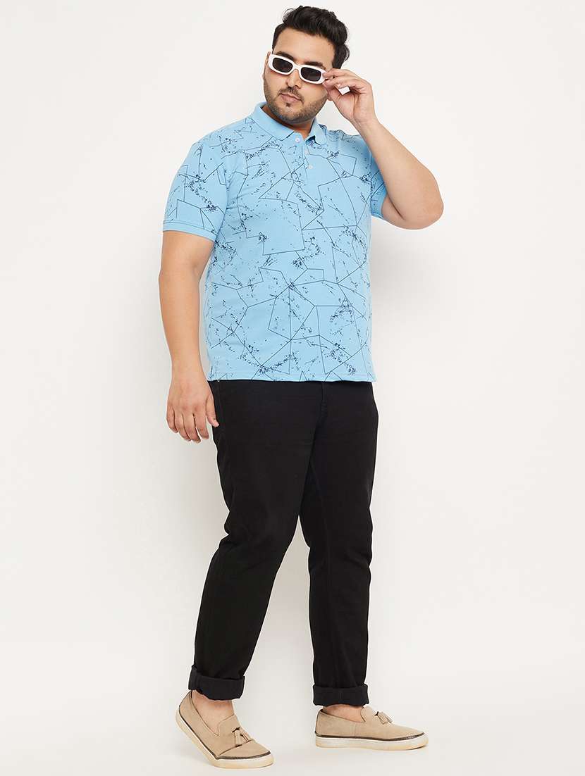 men printed short sleeve regular fit polo t-shirt - 22548057 -  Standard Image - 4