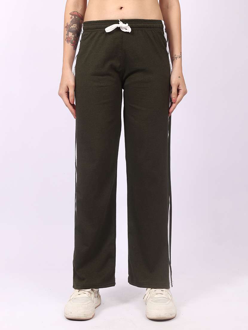 women pack of 2 tapered mid rise regular track pant - 22548170 -  Standard Image - 1