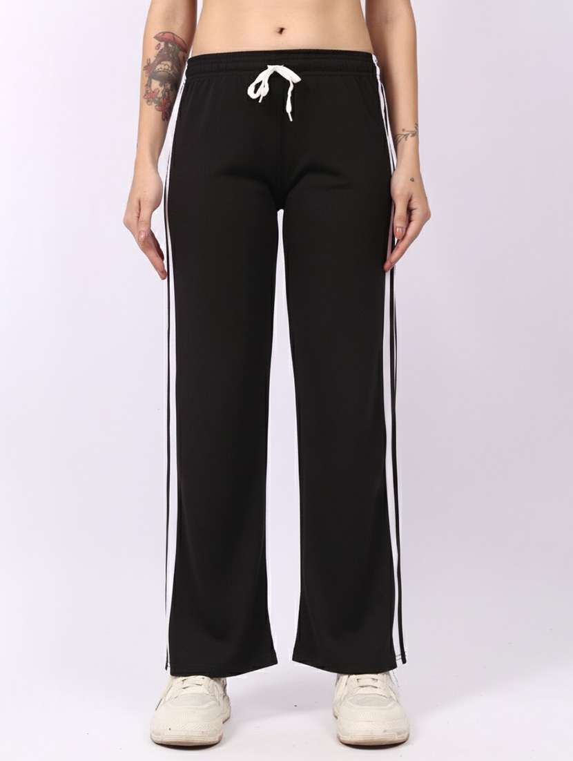 women pack of 2 tapered mid rise regular track pant - 22548202 -  Standard Image - 1